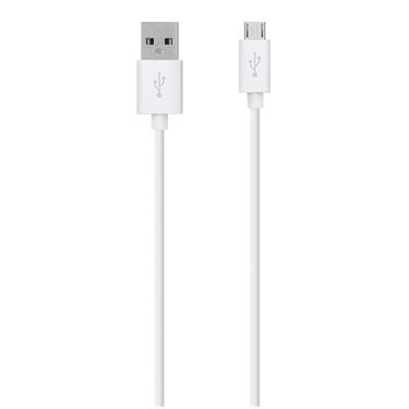 USB 2.0 till Micro USB-kabel, 2 meter, Belkin - Vit