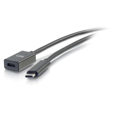 C2G USB Extension Cable | USB-C (Ha) - (Ho) USB-C | 3.1 Gen 1 | 0,9m | Svart#2