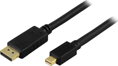 DisplayPort till Mini DisplayPort-kabel, 2 meter - Svart