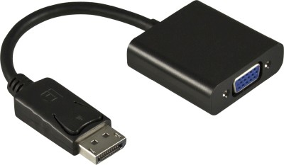 Adapter DisplayPort till VGA, 0,2 meter - Svart