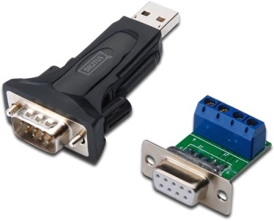 DIGITUS USB till RS-485 Adapter, inkl. terminalblock och 0,8 meter kabel