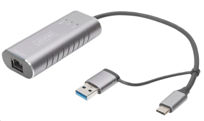 Digitus USB-C / USB-A till 2.5Gbe LAN Ethernet Adapter