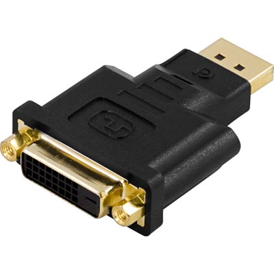 Adapter Displayport hane till DVI-D Dual Link hona