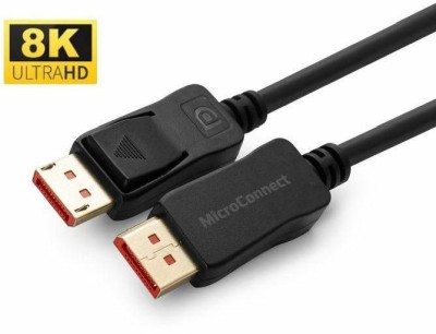 DisplayPort-kabel, DP 1.4, 8K@60Hz, MicroConnect, 3 meter - Svart