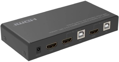 Systemswitch MicroConnect MC-HDMIKVM0201-4K, 2-vägs KVM, HDMI 2.0 4K@60Hz, hybrid USB-A/USB-C, ljud#2
