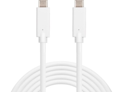 USB-C laddningskabel Sandberg, 60W, 2 meter - Vit#1