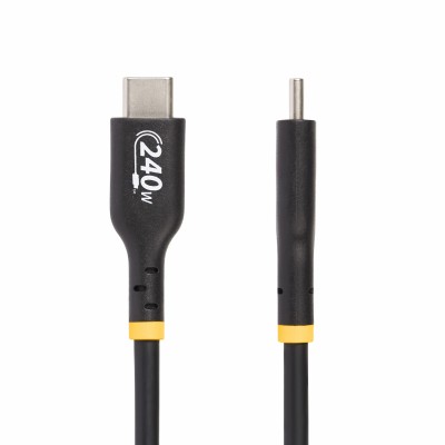 USB-C laddningskabel StarTech Charging Cable, USB 2.0, 240W, 1 meter - Svart#3