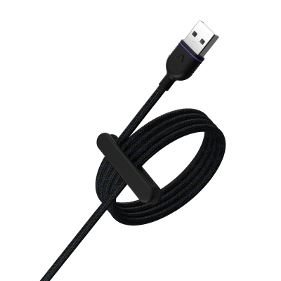 USB-kabel Unisynk USB-A till USB-C, USB 2.0, 60W, 1,2m - Svart#2