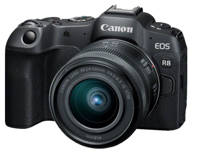 Canon EOS R8 + RF 24-50mm f/4.5-6.3 IS STM, 24,2 Mpixel, 40 bps, film 4K@60p, WiFi/Bluetooth#2