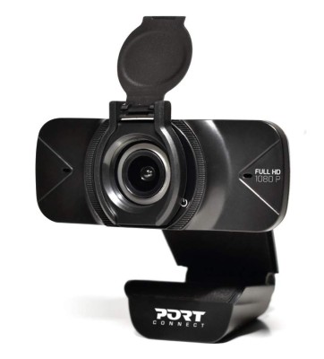 PORT Designs Full HD Webcam, USB-A/USB-C, 1080p#1