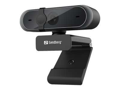 Sandberg USB Webcam Pro, 1080p, inbyggt linsskydd