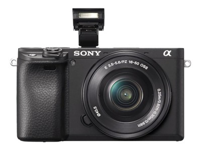 Sony A4500 med E 16-50/3,5-5,6 PZ OSS, 24,2 Mpixel, touchskärm, 11 bps, film 4k/30p - Svart