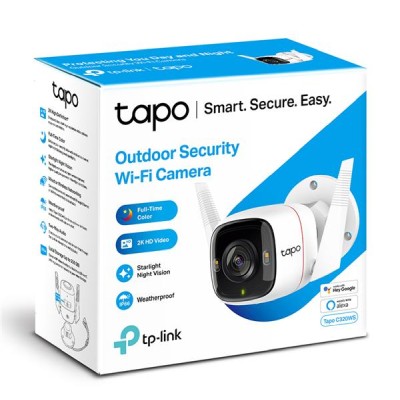 TP-Link Tapo C320WS Outdoor Security Wi-Fi Camera, 1440p@15fps, WiFi/LAN, IR 30 meter, 2-vägs audio#4