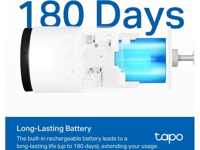 TP-Link Tapo C410 utomhus övervakningskamera 2K, nattläge, IP65, WiFi, batteri#3