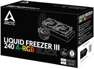 Arctic Cooling Liquid Freezer III 240 A-RGB, 2x120mm - Svart#5