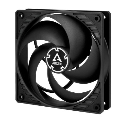 Fläkt 120 mm Arctic Cooling P12 PWM, 1800 rpm, 56.3 cfm - Svart
