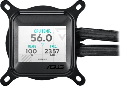 Asus Prime LC 360 ARGB LCD, 3x120 mm fläkt - Svart#3