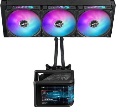 Asus ROG RYUO IV SLC 360 ARGB, 360mm med 6.7" LCD, 120mm fläktar - Svart#3