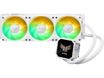 Asus TUF Gaming LC III 360 ARGB LCD, 3x120 mm fläktar - Vit