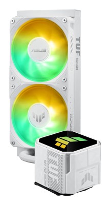 Asus TUF Gaming LC III 240 ARGB, 2x120 mm fläktar - Vit#3