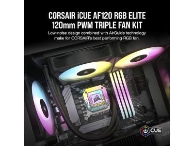 Fläkt 120 mm Corsair AF120 RGB Elite, PWM, 3-pack#2