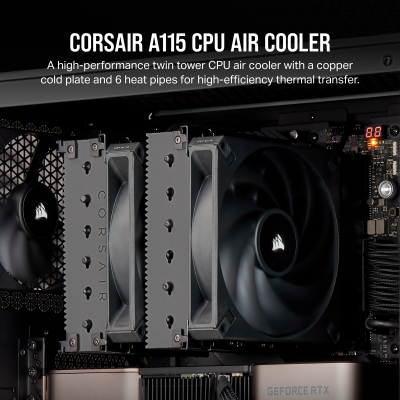 Corsair A115 Tower, 2x140mm fläkt, 5~33,9 dBA#3