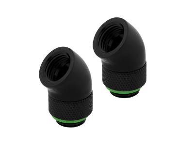 Corsair Hydro X Fitting Adapter 45°, 2-Pack - Svart