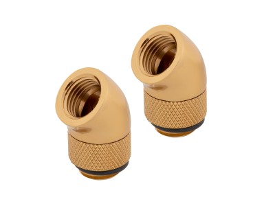 Corsair Hydro X Fitting Adapter 45°, 2-Pack - Gold