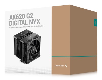 DeepCool AK620 G2 DIGITAL NYX, 2x120 mm fläkt - Svart#8