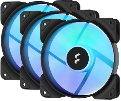 Fläkt 120 mm Fractal Design Aspect 12 RGB PWM, 20,5 dB, 500-2000 rpm, 13-56 cfm, 3-pack