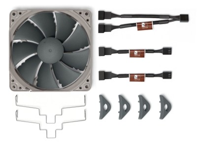 Fläkt 120 mm Noctua NA-FK1 redux, uppgradering med extra fläkt till CPU-kylare NH-U12S redux