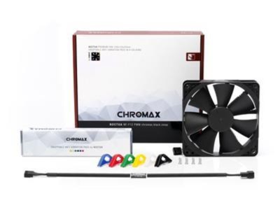 Fläkt 120 mm Noctua NF-F12 PWM chromax - Svart#5