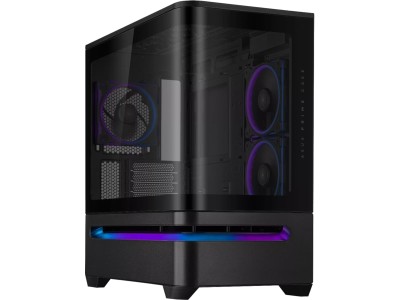 Asus PRIME AP202 TG ARGB, MicroATX - Svart