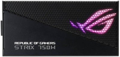 Asus ROG Strix 750W Aura Edition, ATX 3.0, 135 mm fläkt, 80PLUS Gold, semipassivt, löstagbara kablar, Aura Sync RGB - Svart