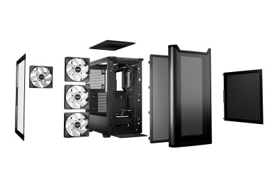 be quiet! Pure Base 501 LX Black, ARGB, ATX - Svart#6