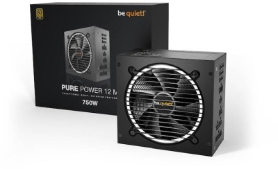 be quiet! Pure Power 12 M 750W, ATX, 120 mm fläkt, 80PLUS Gold, löstagbara kablar