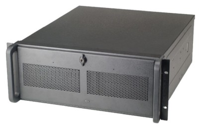 Chieftec UNC-410S-B-U3, 19" rack 4U, 505mm djup, inkl. 400W nätagg