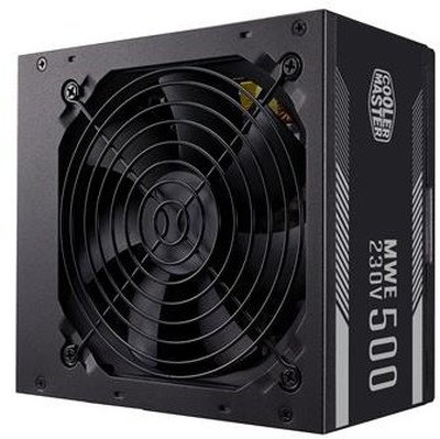 Cooler Master MWE 500W WHITE V2, ATX, 12 cm fläkt, 80PLUS White