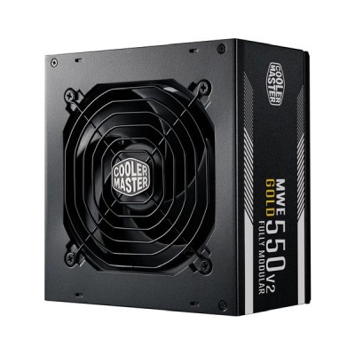 Cooler Master MWE Gold 550W V2 Full Modular, ATX, 80PLUS Gold, 120 mm fläkt, löstagbara kablar#1