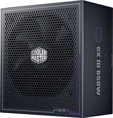 Cooler Master GX II, ATX 650W, ATX 3.0, 12 cm fläkt, 80PLUS Gold, löstagbara kablar