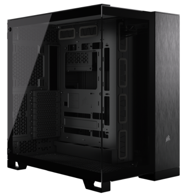 Corsair 6500X Mid-Tower Dual Chamber PC Case, ATX - Svart/Alu#1