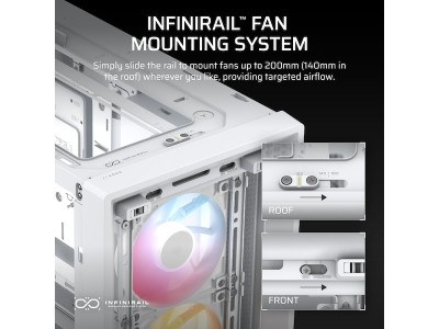 Corsair FRAME 4000D RS ARGB Modular Mid-Tower PC Case, ATX - Vit#5