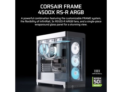 Corsair FRAME 4500X RS-R ARGB Panoramic Glass, TG, ATX - Vit#2