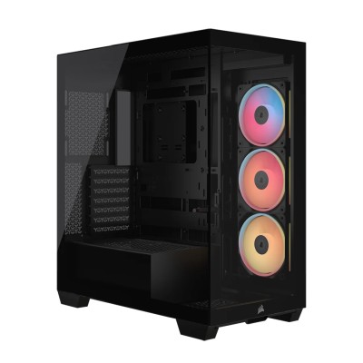 Corsair 3500X LX-R RGB iCUE LINK, ATX - Svart