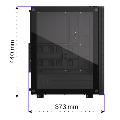 Endorfy Ventum 200 Air, ATX - Svart#2