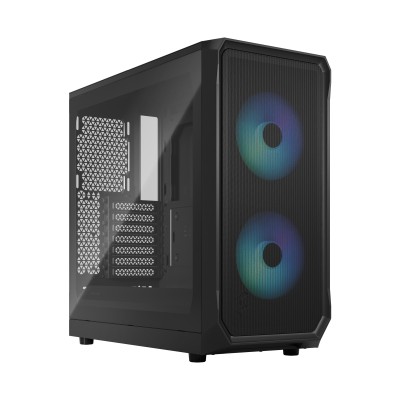 Fractal Design Focus 2 RGB TG Clear Tint, ATX - Svart#1