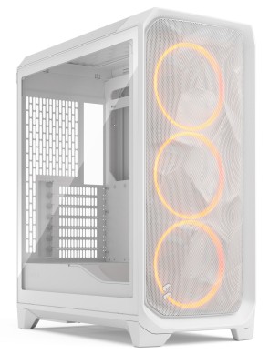 Fractal Design Meshify 3 White RGB TG Clear Tint, ATX - Vit