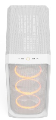Fractal Design Meshify 3 White RGB TG Clear Tint, ATX - Vit#4