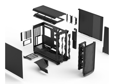 Fractal Design Meshify 3 XL Black Solid, ATX - Svart#11