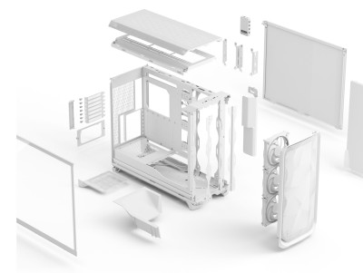 Fractal Design Meshify 3 XL Ambience Pro RGB TG Light Tint, ATX - Vit#11